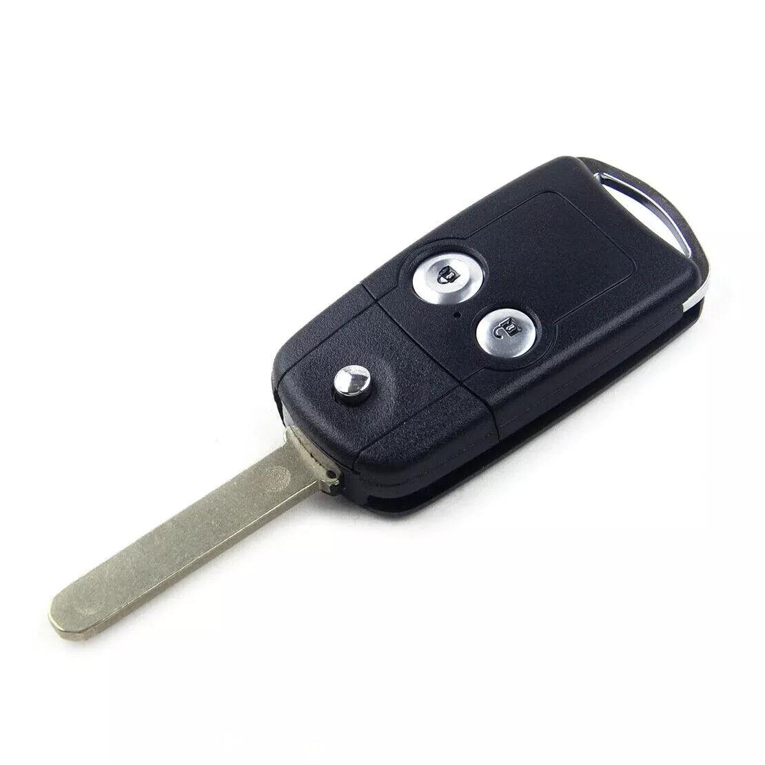 HONDA 2 Button Flip Remote Key Fob Case - HU66.