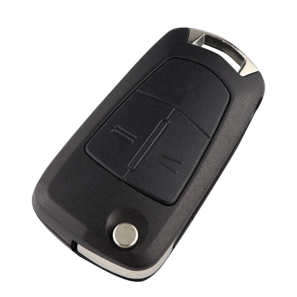 VAUXHALL / OPEL 2 Button Remote Flip Key Fob Case - HU100.