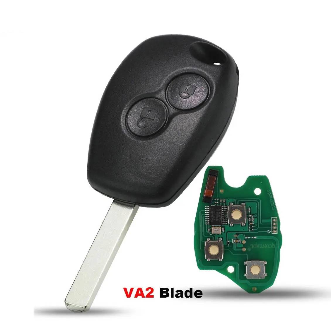 RENAULT 2 Button Remote 433MHz 4A Chip - VA2 - OTOFIX KEYS