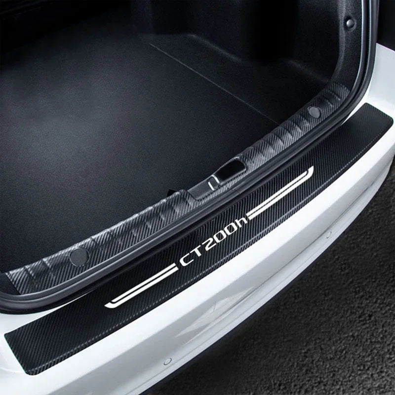 LEXUS CT200h 5PCs Carbon Fibre Door and Boot Sill Scuff Plate Protector