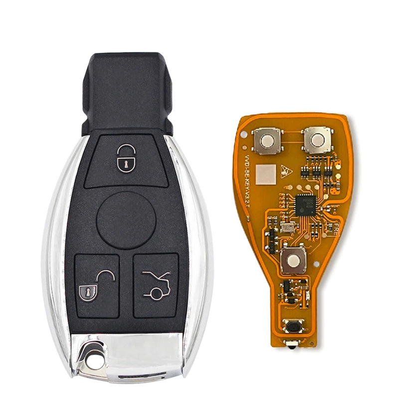 Xhorse VVDI BE Key Pro For Mercedes Benz V3.2 PCB Remote Key Chip Improved Version Smart 315MHz/433MHz - OTOFIX KEYS