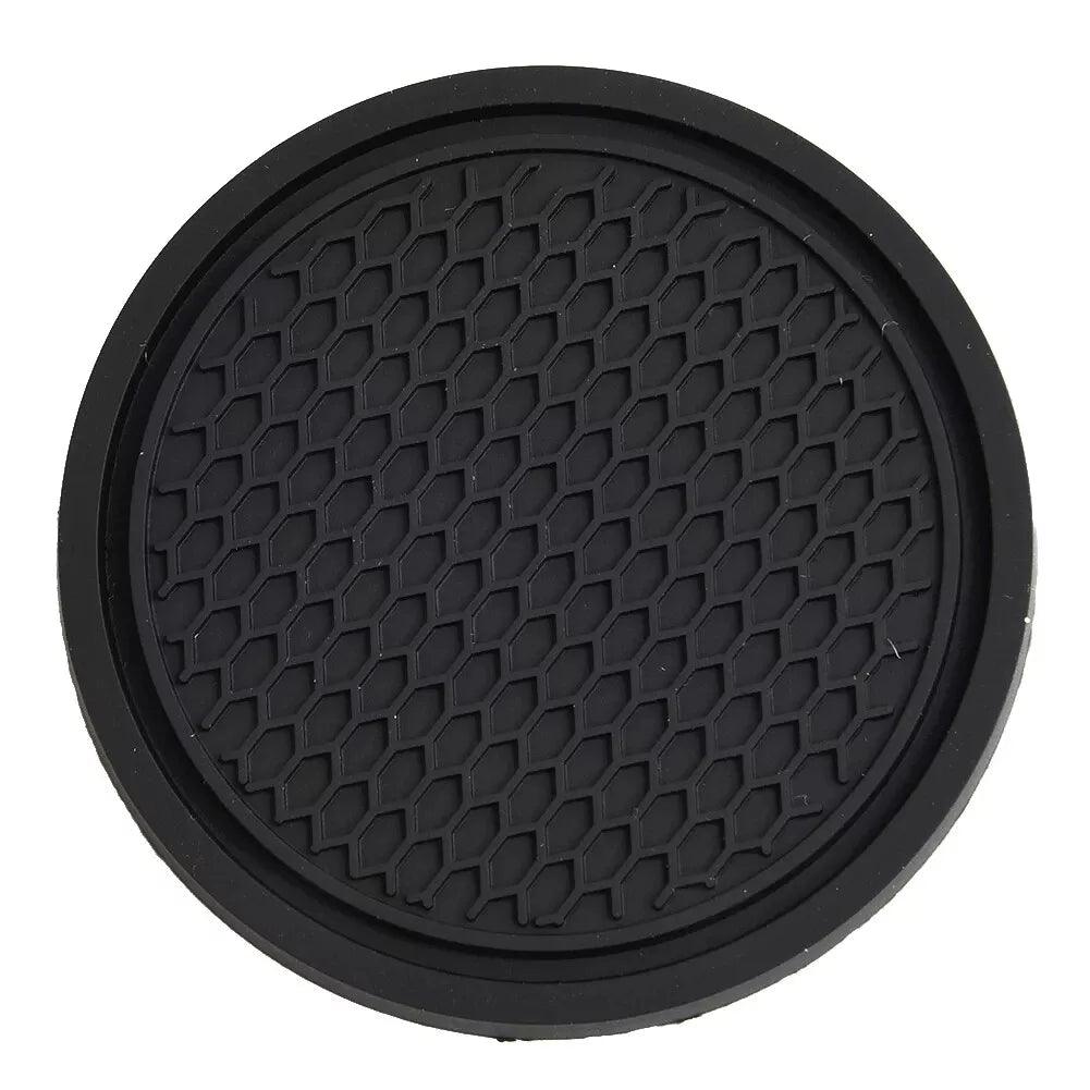 2pcs Cup Holder Pad Coaster Rubber Mat For Land Rover Velar Range Rover Evoque.