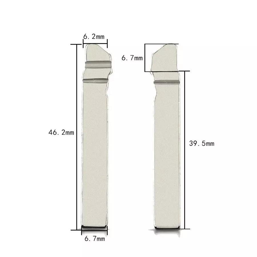 HU162T Key Blade - MQB Side Pin.