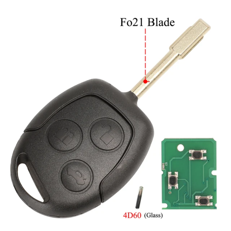 FORD 3 Button Remote 4D60 - OTOFIX KEYS