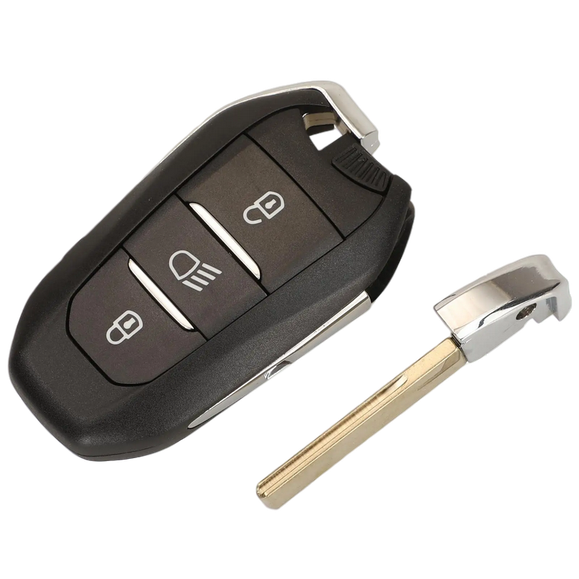 PEUGEOT CITROEN 3 BUTTON SMART KEY HU83.