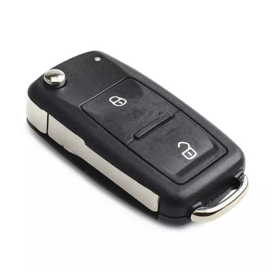 VOLKSWAGEN SKODA 2 Button Key Fob Top LED HU66.