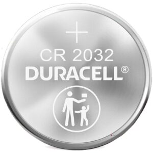 Duracell CR2032 3V lithium coin cell car key battery